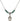 Saint Gertrude of Nivelles Birthstone Necklace | 1/2 inch | 4mm Beads  Emerald Sterling Silver