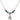 Saint Aloysius Gonzaga Birthstone Necklace | 1/2 inch | 4mm Beads  Emerald Sterling Silver