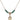 Our Lady of Knock Birthstone Necklace | 1/2 inch | 4mm Beads  Emerald 14kt Gold Filled