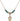 Our Lady of Knock Birthstone Necklace | 1/2 inch | 4mm Beads  Emerald 14kt Gold Filled