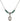 Saint James the Lesser Birthstone Necklace | 1/2 inch | 4mm Beads  Emerald Sterling Silver