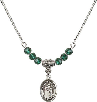 Blessed Caroline Gerhardinger Birthstone Necklace | 1/2 inch
