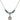 Our Lady of Victory Birthstone Necklace | 1/2 inch | 4mm Beads  Emerald Sterling Silver