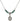 Saint Catherine of Sweden Birthstone Necklace | 1/2 inch | 4mm Beads  Emerald Sterling Silver