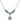 Divine Mercy Birthstone Necklace | 1/2 inch | 4mm Beads  Emerald Sterling Silver