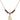 Guardian Angel Birthstone Necklace | 1/2 inch | 4mm Beads  Garnet 14kt Gold Filled
