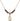 Guardian Angel Birthstone Necklace | 1/2 inch | 4mm Beads  Garnet 14kt Gold Filled
