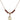St. Jude Birthstone Necklace | 1/2 inch | 4mm Beads  Garnet 14kt Gold Filled