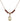 St. Jude Birthstone Necklace | 1/2 inch | 4mm Beads  Garnet 14kt Gold Filled