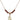 Miraculous Medal Birthstone Necklace | 1/2 inch | 4mm Beads  Garnet 14kt Gold Filled