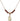 Miraculous Medal Birthstone Necklace | 1/2 inch | 4mm Beads  Garnet 14kt Gold Filled