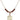 Saint Anne Birthstone Necklace | 5/8 inch | 4mm Beads  Garnet 14kt Gold Filled