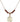 Saint Anne Birthstone Necklace | 5/8 inch | 4mm Beads  Garnet 14kt Gold Filled