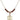 Saint Christopher Birthstone Necklace | 5/8 inch | 4mm Beads  Garnet 14kt Gold Filled