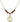 Guardian Angel Birthstone Necklace | 5/8 inch | 4mm Beads  Garnet 14kt Gold Filled