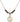 Saint Joseph Birthstone Necklace | 5/8 inch | 4mm Beads  Garnet 14kt Gold Filled