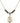 Saint Christopher Birthstone Necklace | 3/4 inch | 4mm Beads  Garnet 14kt Gold Filled