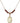 Saint Joseph Birthstone Necklace | 3/4 inch | 4mm Beads  Garnet 14kt Gold Filled