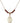 Saint Michael the Archangel Birthstone Necklace | 3/4 inch | 4mm Beads  Garnet 14kt Gold Filled
