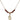 Scapular Birthstone Necklace | 1/2 inch | 4mm Beads  Garnet 14kt Gold Filled