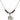Miraculous Medal Birthstone Necklace | 1/2 inch | 4mm Beads  Garnet Sterling Silver