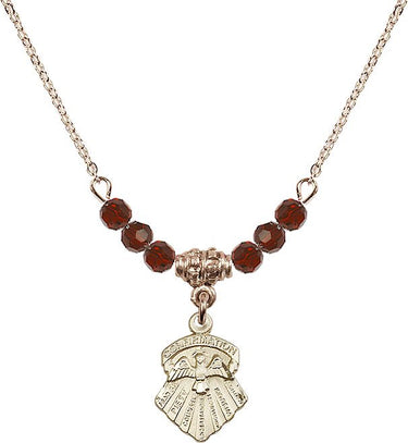 Seven Gifts Birthstone Necklace | 5/8 inch | 4mm Beads