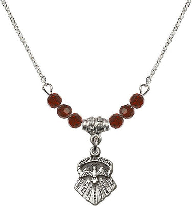 Seven Gifts Birthstone Necklace | 5/8 inch | 4mm Beads