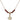 Communion 5-Way Birthstone Necklace | 1/2 inch | 4mm Beads  Garnet 14kt Gold Filled