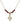 Communion 5-Way Birthstone Necklace | 1/2 inch | 4mm Beads  Garnet 14kt Gold Filled