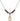 First Penance Birthstone Necklace | 1/2 inch | 4mm Beads  Garnet 14kt Gold Filled