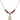 Matrimony Birthstone Necklace | 1/2 inch | 4mm Beads  Garnet 14kt Gold Filled