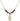 5-Way / Chalice Birthstone Necklace | 1/2 inch | 4mm Beads  Garnet 14kt Gold Filled