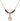 5-Way Birthstone Necklace | 1/2 inch | 4mm Beads  Garnet 14kt Gold Filled