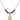 Holy Spirit Birthstone Necklace | 1/2 inch | 4mm Beads  Garnet 14kt Gold Filled