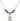 Holy Spirit Birthstone Necklace | 1/2 inch | 4mm Beads  Garnet 14kt Gold Filled
