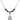 Mustard Seed Birthstone Necklace | 5/8 inch | 4mm Beads  Garnet Sterling Silver