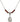 Mustard Seed Birthstone Necklace | 5/8 inch | 4mm Beads  Garnet Sterling Silver
