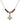 5-Way Birthstone Necklace | 5/8 inch | 4mm Beads  Garnet 14kt Gold Filled