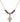 5-Way Birthstone Necklace | 5/8 inch | 4mm Beads  Garnet 14kt Gold Filled