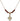 5-Way Birthstone Necklace | 1/2 inch | 4mm Beads  Garnet 14kt Gold Filled