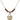 Miraculous Medal Birthstone Necklace | 5/8 inch | 4mm Beads  Garnet 14kt Gold Filled