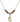 Guardian Angel Birthstone Necklace | 5/8 inch | 4mm Beads  Garnet 14kt Gold Filled