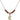 Guardian Angel Birthstone Necklace | 1/2 inch | 4mm Beads  Garnet 14kt Gold Filled