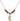 Guardian Angel Birthstone Necklace | 1/2 inch | 4mm Beads  Garnet 14kt Gold Filled