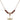 Holy Spirit Birthstone Necklace | 1/2 inch | 4mm Beads  Garnet 14kt Gold Filled