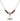 Holy Spirit Birthstone Necklace | 1/2 inch | 4mm Beads  Garnet 14kt Gold Filled