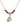 Guardian Angel Birthstone Necklace | 5/8 inch | 4mm Beads  Garnet 14kt Gold Filled