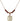 Saint Florian Birthstone Necklace | 1/2 inch | 4mm Beads  Garnet 14kt Gold Filled