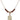 Saint Michael the Archangel Birthstone Necklace | 5/8 inch | 4mm Beads  Garnet 14kt Gold Filled