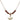 Holy Spirit Birthstone Necklace | 3/8 inch | 4mm Beads  Garnet 14kt Gold Filled